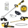 DeWALT UVEX Gartenpflege-Set Rasentrimmer, Heckenschere, Kettensäge, Trimmer-Faden, Schutzbrille, Gehörschutz, 18V – Ausführung:ohne Akkus Und Ladegerät 8