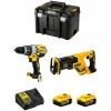 DeWALT Kit DWK218 (DCD996 + DCS367 + 2 X 5,0 Ah + DCB115 + TSTAK VI) 17