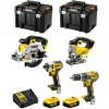 DeWALT Kit DWK402 (DCD796 + DCF887 + DCS331 + DCS391 + 2 X 5,0 Ah + DCB115 + 2 X TSTAK VI) 19