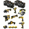 DeWALT Kit DWK802T (DCD796 + DCH273 + DCG405 + DCF887 + DCS355 + DCS369 + DCS391 + DCL050 + 3 X 5,0 Ah + DCB115 + 4 X TSTAK VI) 19