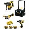 DeWALT Kit FVK381TSX3HD-QW 54V/18V (DCH333 + DCD996 + DCG414 + 3 X 9,0 Ah + DCB118 + DS450 DWST1-75668) 17