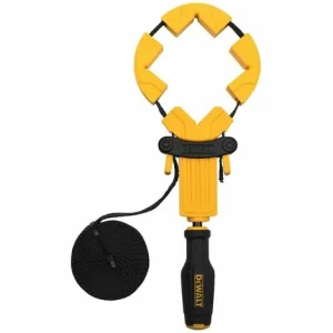 DeWALT Nylon Bandzwinge 4,5m DWHT83839-0, Rahmenspanner, Bandspanner, Ergonomischer Quad-Lobe Griff, 454kg Spannkraft 6